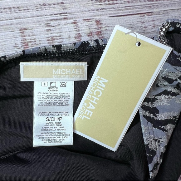 Michael Kors Metallic Bikini Swim Bottom - Picture 4 of 5